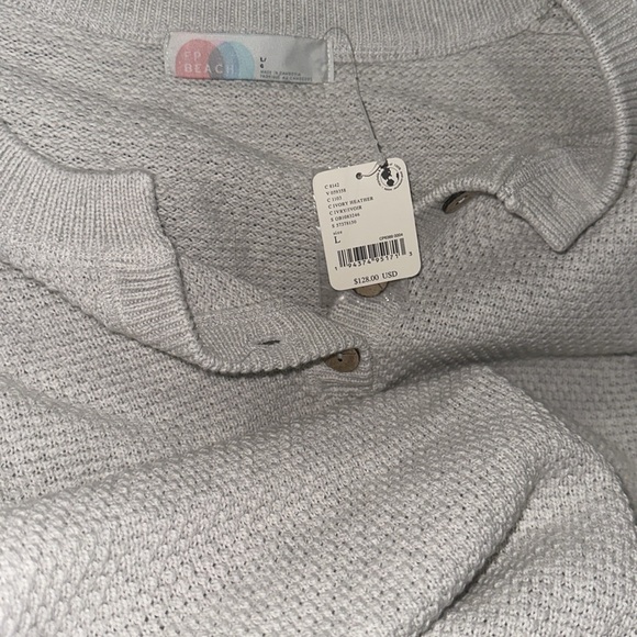 NWT! Free People free-est Hailee Waffle Stitch Top & Wide Leg Pants Knit Set - Picture 6 of 13